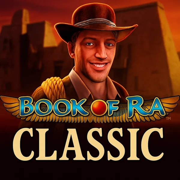 Book of Ra Classic logo – Slots by Novomatic at Sol Casino