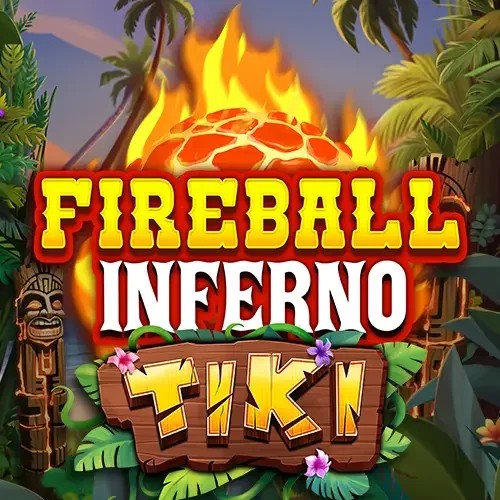 Fireball Inferno Tiki slot visual from NetEnt available on solcasino-espana.com