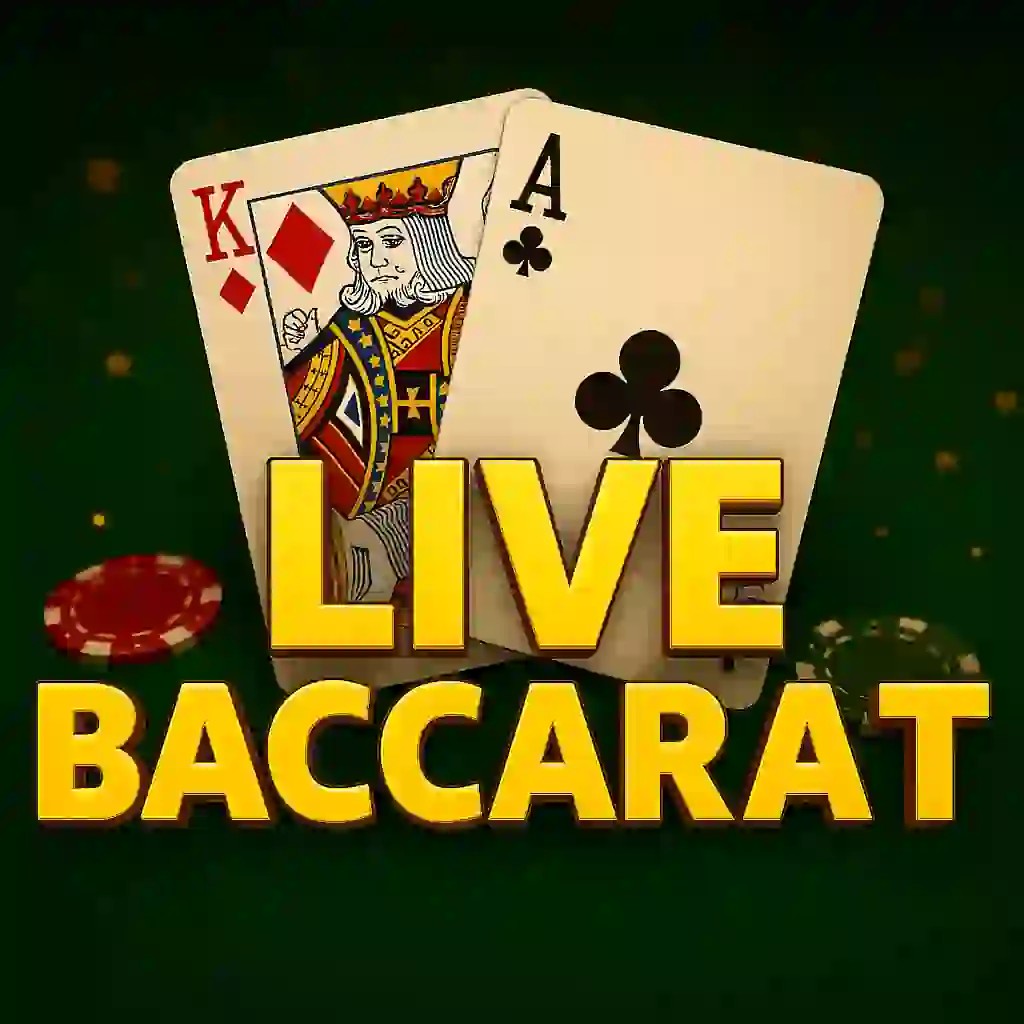 Live Baccarat casino game by Evolution – featured logo at Sol Casino