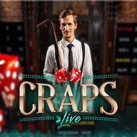 Live Craps slot logo by Evolution at Sol Casino