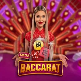 Mega Baccarat logo – Live Casino by Pragmatic Play at Sol Casino