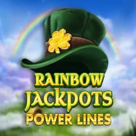 Rainbow Jackpots Power Lines slot icon by Red Tiger Gaming, available at Sol Casino
