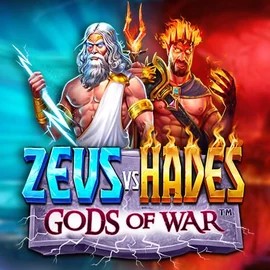 Zeus vs Hades: Gods of War slot logo by Pragmatic Play at Sol Casino